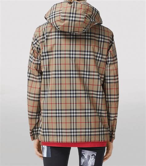 burberry nylon jacket with hood|burberry vintage check hooded jacket.